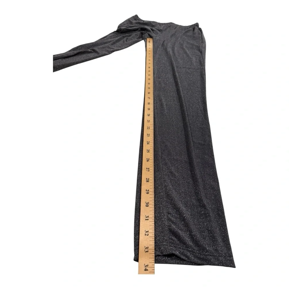 Lazoschmidl Glitter Lurex Metallic Silver Luke Lounge Pants Unisex Size $290 NEW